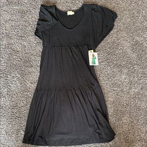 Nation Ltd Kacie Dress Medium in Black NWT